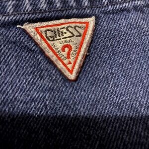Vintage 80s Guess Jeans Georges Marciano 1050 High Waist Tapered Dark Blue 27